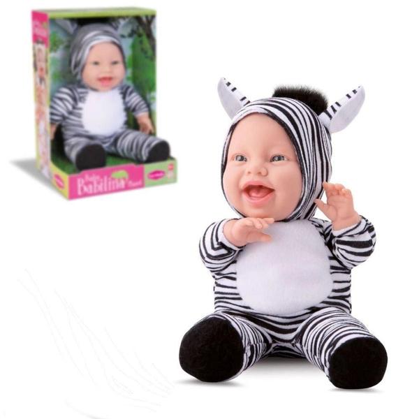 Imagem de Boneca Infantil Baby Babilina Planet Zebra - Bambola