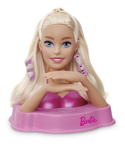 Imagem de Boneca Infantil Barbie Busto Styling Head Com Frases Pupee