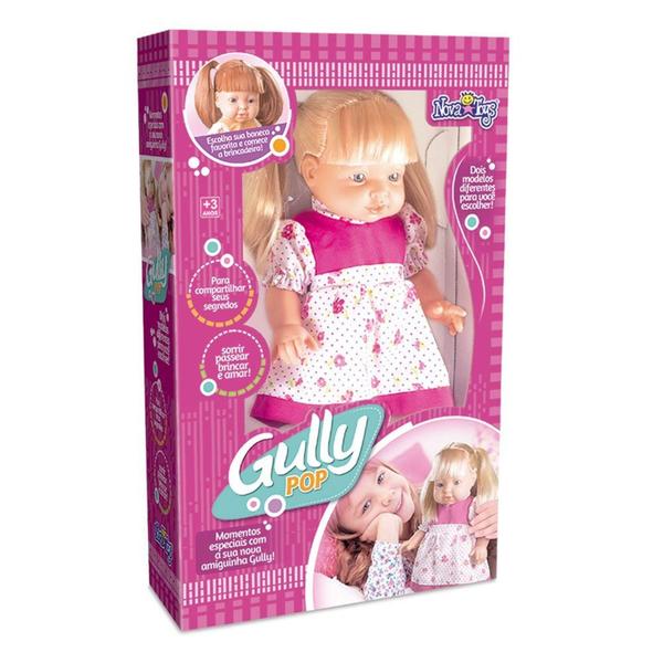 Imagem de Boneca Infantil Bebezão Grande Gully Pop Nova Toys