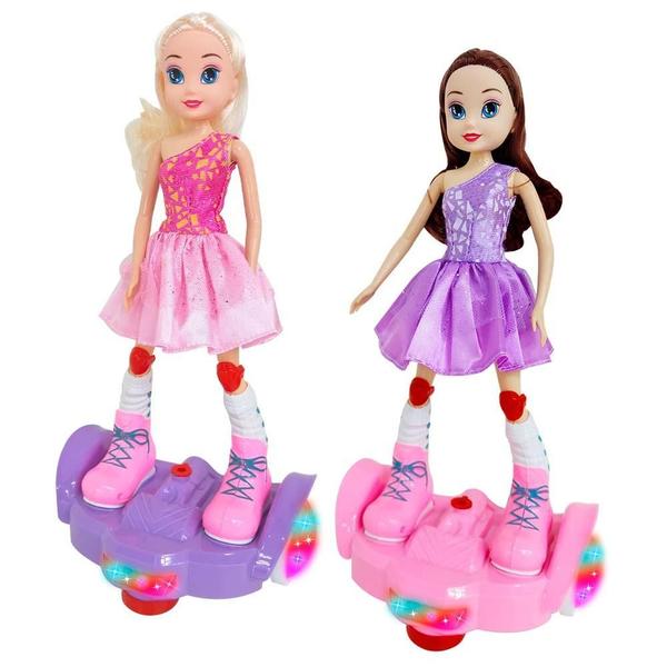 Imagem de Boneca Infantil Belinda Loira Radical HoverboardRosa