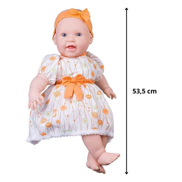 Imagem de Boneca Infantil Boutique Dolls Vinil E Fibra 53cm Super Toys