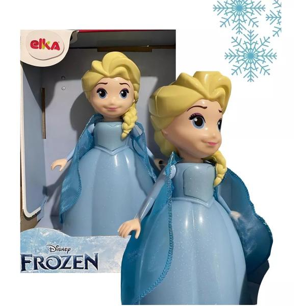 Imagem de Boneca Infantil Disney Frozen Princesa Elsa Elka