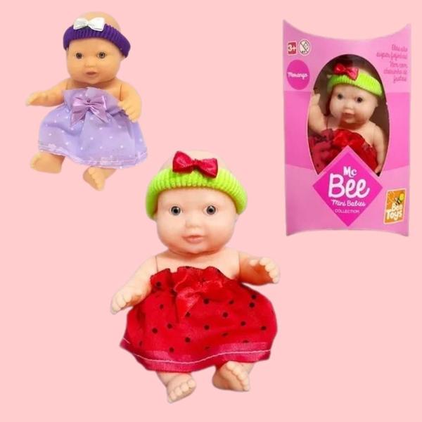 Imagem de Boneca Infantil Mc Bee Mini Babies com Cheirinho