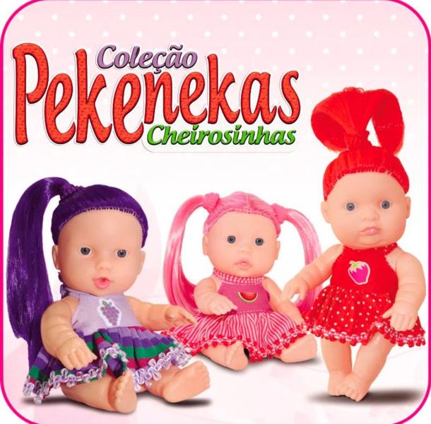 Imagem de Boneca Infantil Meninas Pekenas Cheirinho Uva