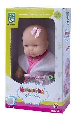 Imagem de Boneca infantil Nenequinha Bebezinho c/ cheirinho de bebe