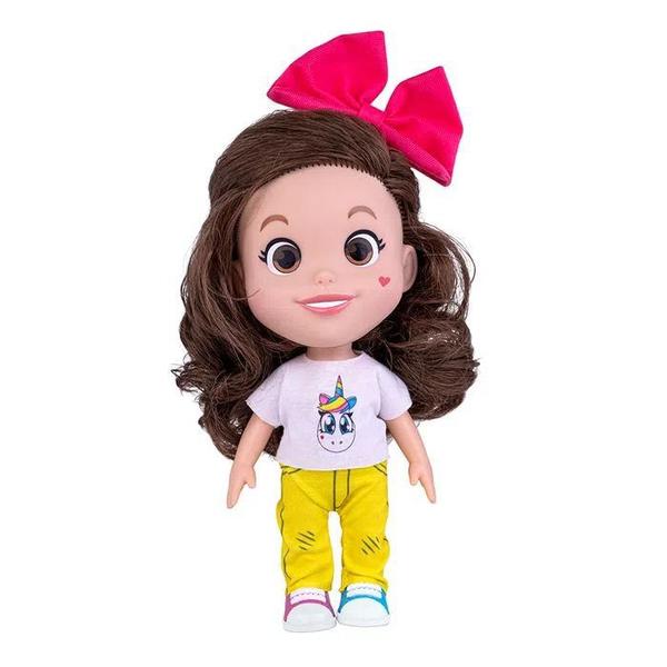 Imagem de Boneca Infantil Valentina Pontes de Silicone Roupa Completa