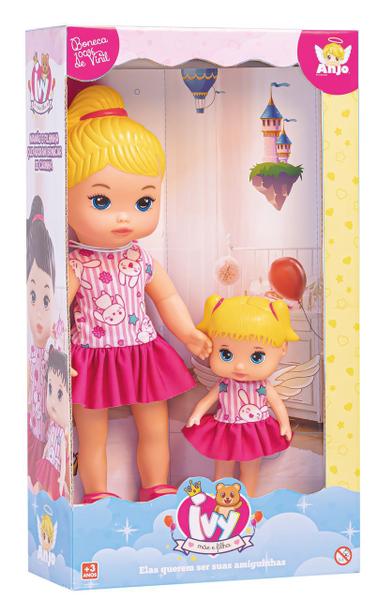 Imagem de Boneca Ivy Mãe E Filha Loira Ou Morena Anjo Ref 2306