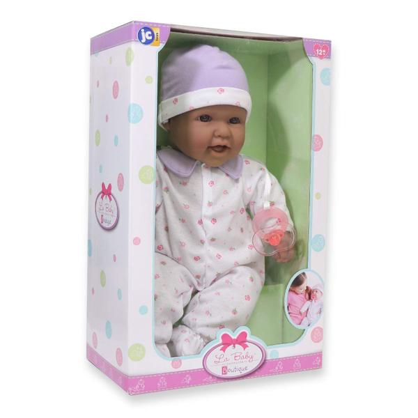 Boneca JC Toys La Baby Hispanic 40 cm, macia e lavável Imagem de Boneca JC Toys La Baby Hispanic 40 cm, macia e lavável