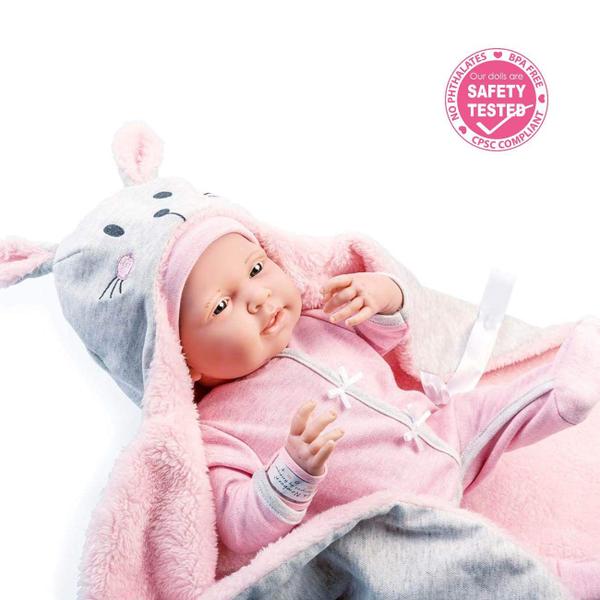 Imagem de Boneca JC Toys La Newborn Nursery 15,5 cm com 8 acessórios