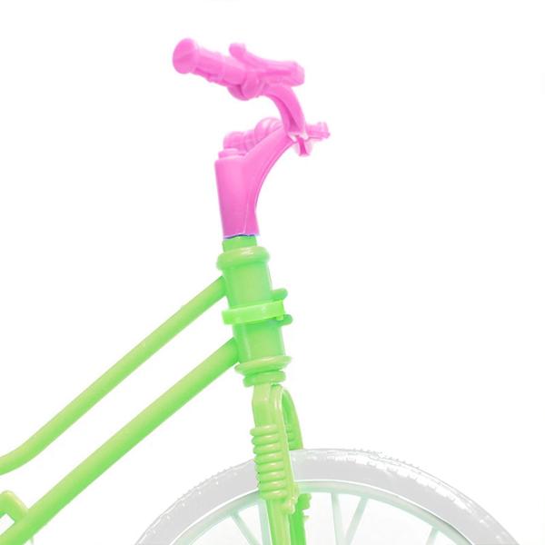 Imagem de Boneca Joyce Ciclista Infantil Bicicleta Capacete Sapatinho - Art Brink