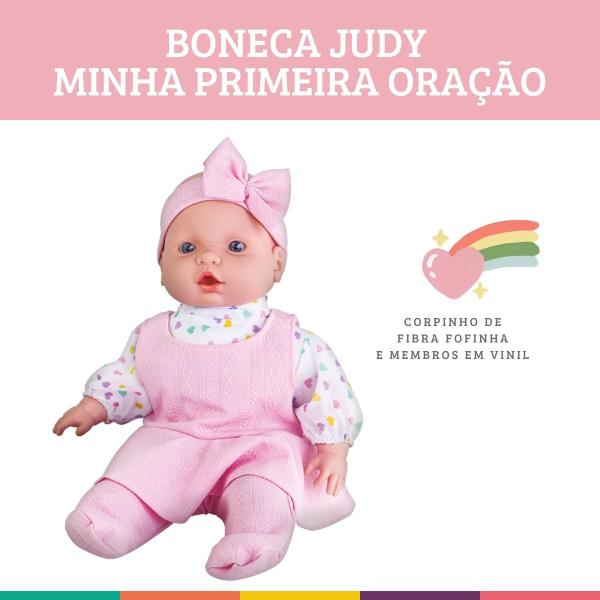 Imagem de Boneca Judy Minha Primeira Oração Reza Prece Pai Nosso Milk