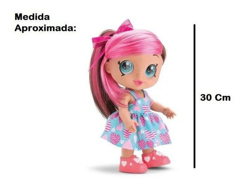 Imagem de Boneca Julie Closet Coleção Brave Girls C/ Vestido Extra e Pente - Bee Toys