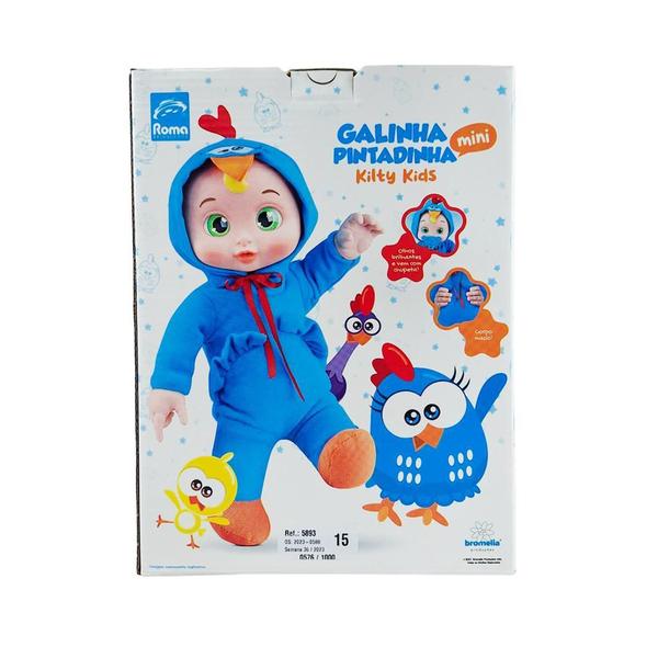 Imagem de Boneca Kilty Kids Coleção Ouro Galinha Pintadinha 5893 Roma