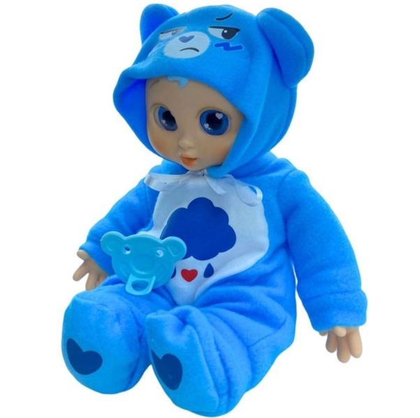 Imagem de Boneca Kilty Kids Ursinhos Carinhosos Azul 5895 Roma Brinquedos