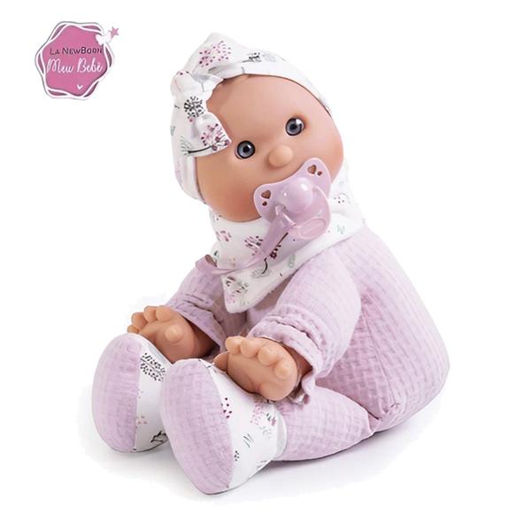 Imagem de Boneca La New Born Meu Bebê Super Macia Com Chupeta Cotiplás