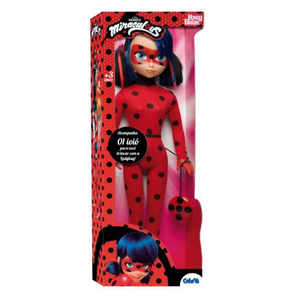 Imagem de Boneca Ladybug Miraculous 55cm Baby Brink