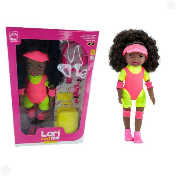 Imagem de Boneca Lari And Me Colletion Mundo Rosa Negra 5819 - Roma