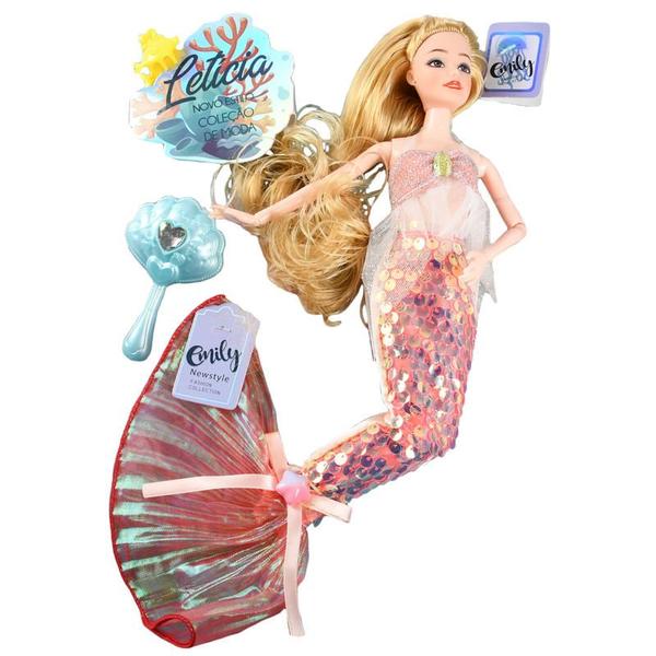 Boneca Leticia Novo Estilo Colecao de Moda - Rosa HONGYAO - Boneca Barbie -  Magazine Maisofertaslucia