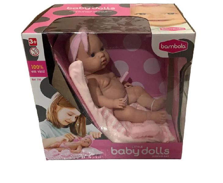 Imagem de Boneca Little Baby Dolls Sleeping Bag 710 - Bambola