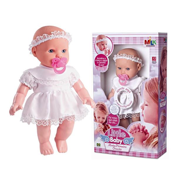 Imagem de Boneca Little Baby Minha Primeira  Oração Reza O Pai Nosso