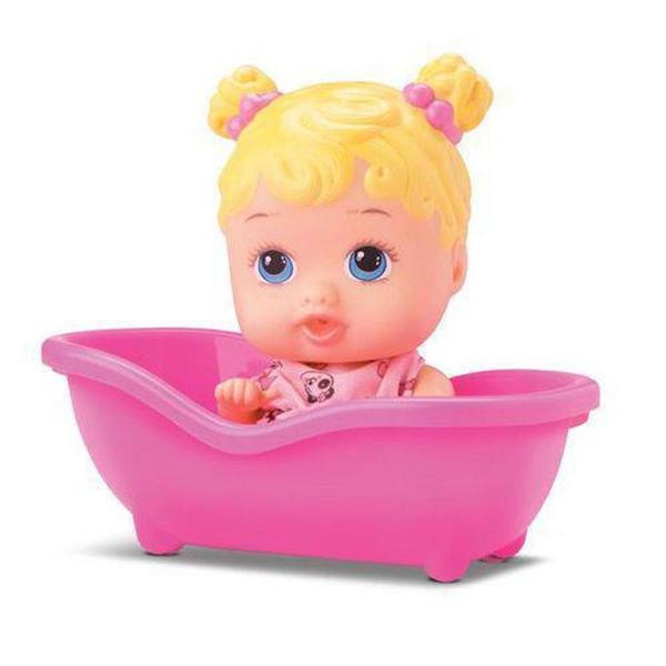 Imagem de Boneca Little DOLLS Banheirinha Loira Divertoys 8022