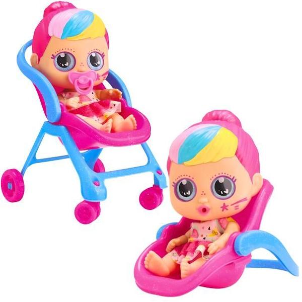 Imagem de Boneca Little Dolls Glitter Carrinho De Passeio Divertoys