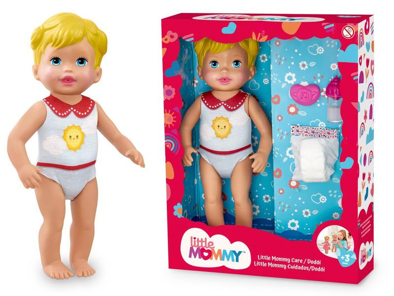 Imagem de Boneca Little Mommy Cuidados Loira Baby Mattel Alive