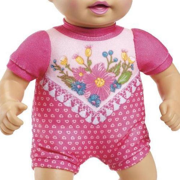 Imagem de Boneca Little Mommy Recém Nascido  Macacão floral FJL45  Mattel