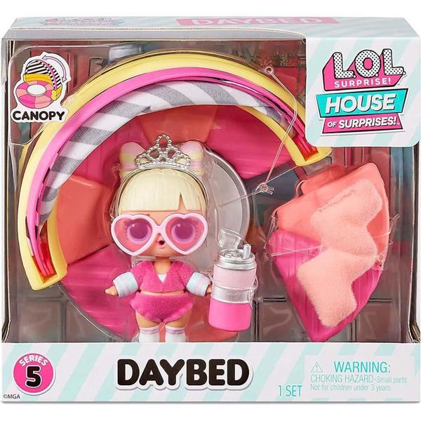 Imagem de Boneca LOL Suprise Furniture Daybed Playset - Suite Princess - Candide