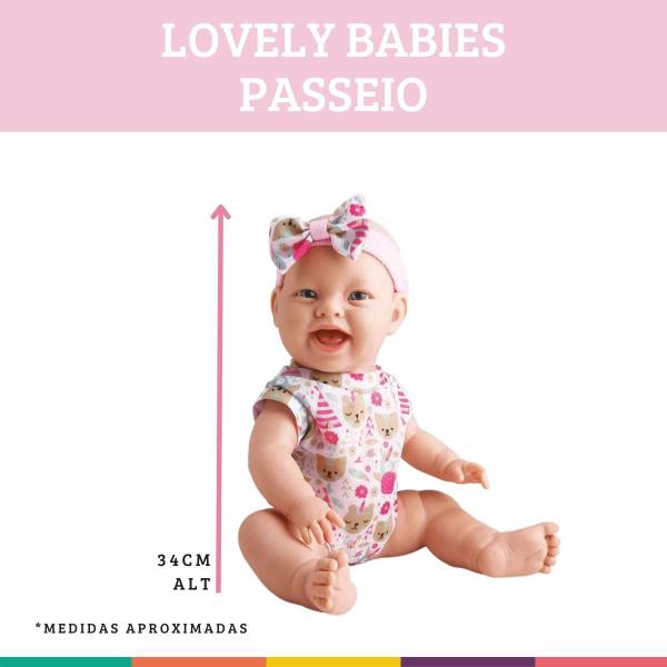 Imagem de Boneca Lovely Babies Passeio com Bolsa Canguru - Bambola