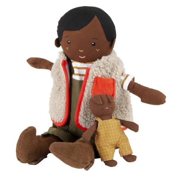 Imagem de Boneca Manhattan Toy Playdate Friends Ellis 35 cm com coelhinho