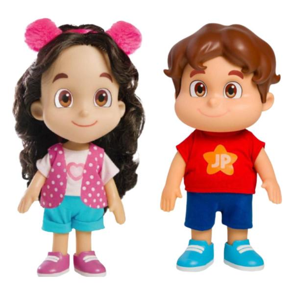 Imagem de Boneca Maria Clara + Boneco JP Original Youtubers Em Vinil Articulados Infantil Brinquedos Novabrink