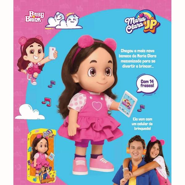 Imagem de Boneca Maria Clara com Som 30cm 3+ 1055 Baby Brink