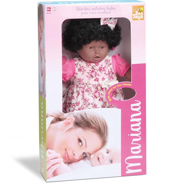 Imagem de Boneca Mariana Negra 851 Bee Toys