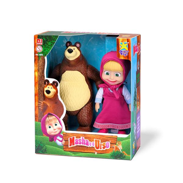 Imagem de Boneca Masha E O Urso Original De Vinil - Divertoys