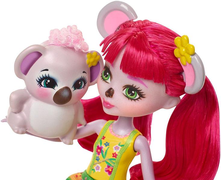 Imagem de Boneca Mattel Enchantimals Karina Koala de 15 cm com Animal Friend