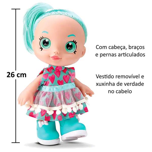 Imagem de Boneca Médica Olhos e Cabelo Verde com Acessórios Bambola