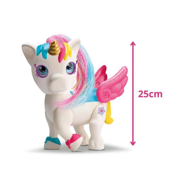 Imagem de Boneca Menina Brinquedo 100% Vinil Diver Surprise Unicornio Grande Resistente Criança