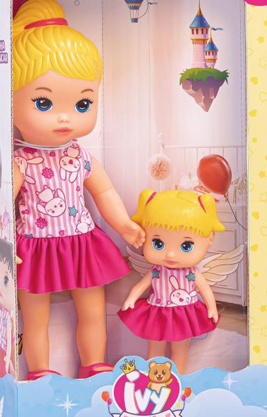 Imagem de Boneca Menina Ivy Mãe E Filha Anjo Baby Brincar