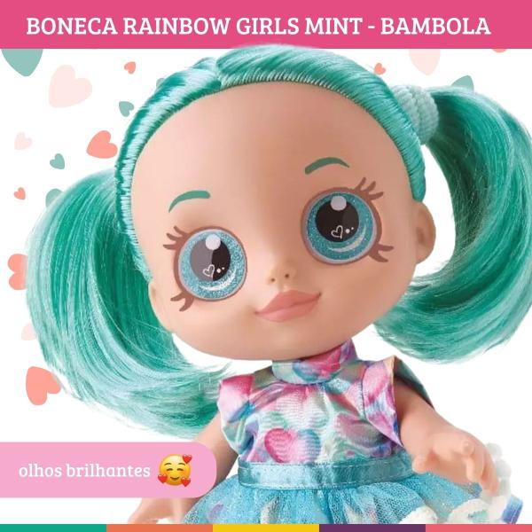 Imagem de Boneca Menina Mint Em Vinil Com Acessórios 26cm Bambola