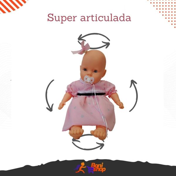 Imagem de Boneca Meu Bebê Vestido Lilás 60 Cm Estrela