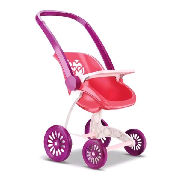 Imagem de Boneca Milkbabys mais Carrinho de passeio Confort Baby 2 em 1 Kit