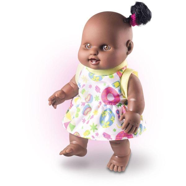 Boneca Milkinha Negra Vinil 20CM Imagem de Boneca Milkinha Negra Vinil 20CM