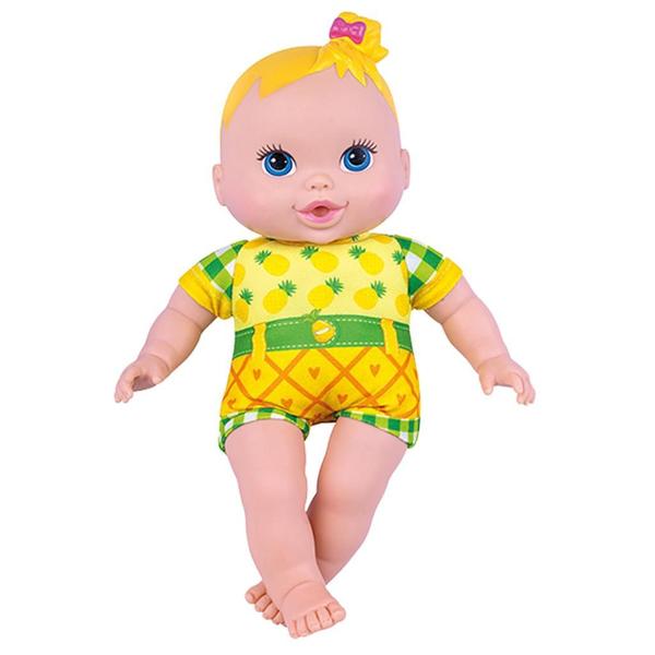 Imagem de Boneca Mini Frutinha Menina Abacaxi - Super Toys