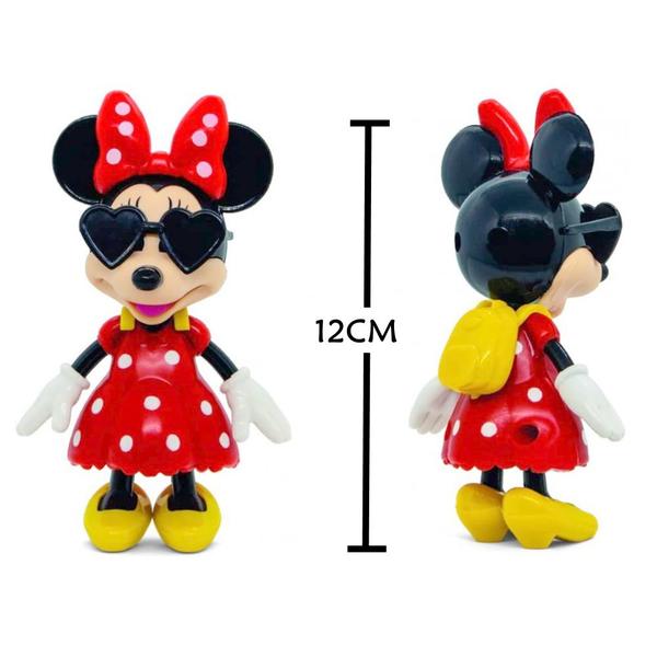 Imagem de Boneca Minnie com Óculos Mochila Elka + Copo com Orelhas