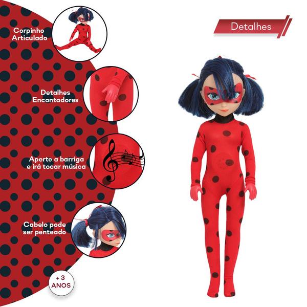 Imagem de Boneca Miraculous Ladybug Musical Articulada Baby Brink