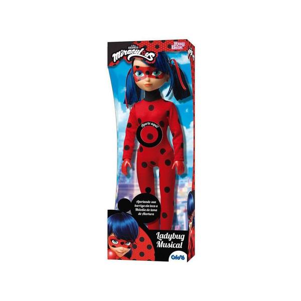 Boneca miraculous ladybug musical infantil - baby brink Imagem de Boneca miraculous ladybug musical infantil - baby brink