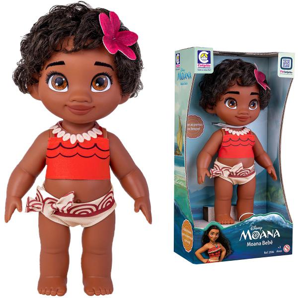 Imagem de Boneca Moana Baby Disney Original Bebê Grande Para Menina