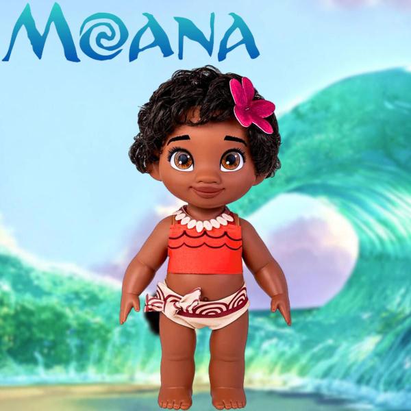 Imagem de Boneca Moana Baby Disney Princesa Bebê 36cm Infantil Articulada Em Vinil Brinquedos Cotiplás