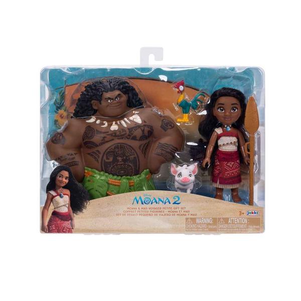 Imagem de BONECA MOANA e MAUI ARTICULADO COM ACESSÓRIOS 20CM